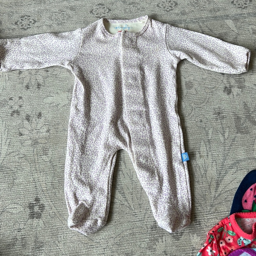 Simply Magnetic Me newborn onesie